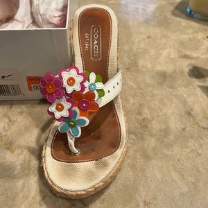 Coach Jesica sandals with box